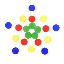 Rotuladores de fichas de Bingo de plástico, 1,5 cm, 4 colores, Color aleatorio, 50 piezas 2024 - compra barato