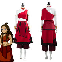 Avatar: a última fantasia de katara, roupa feminina traje de halloween, carnaval 2024 - compre barato
