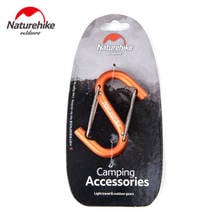 Naturehike Camping Accessories S-Style Hang Buckle Water Bottle Hiking Backpack Carabiner Key Ring Buckle Outdoor Travel Camp 2024 - buy cheap