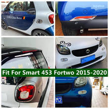 Cubierta embellecedora de luces delanteras y traseras, embellecedor Exterior de ABS, 453 para Smart Fortwo 2015 - 2020 2024 - compra barato