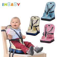 IMBABY-Silla de comedor para bebé con bolsa, asiento de refuerzo plegable, portátil, para alimentación de bebé 2024 - compra barato
