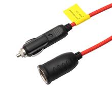 12 V 24 V Cigarette Lighter Extension Cable Plug with 10A Fuse 3.6M Fuse High Quality Heavy Duty Car Accessories 2024 - buy cheap