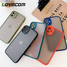 LOVECOM Candy Color Camera Protection Phone Case For iPhone 13 12 11 Pro Max XR X XS Max 7 8 6 Plus Soft TPU Matte Bumper Cover 2024 - buy cheap