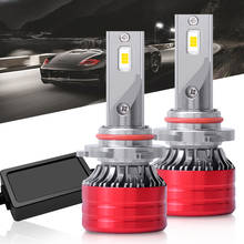 2Pcs  h7 led for car H1 H8 H9 H11 LED 9005 HB3 9006 HB4 Car LED Light Headlight Turbo Fog Lamp 6000K 12V 2024 - buy cheap