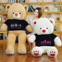 Big High Quality 4 Colors Teddy Bear With T-shirt Stuffed Animals Bear Plush Toys Doll Pillow Kids Lovers Valentine's Day Gift 2024 - buy cheap