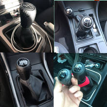 5/6 Speed Leather Gear Shift Knob Lever For Mazda 3 BK BL 5 CR CW 6 II GH CX-7 ER MX-5 NC III 2005 2006 2007 2008 2009 2010 2011 2024 - buy cheap