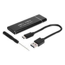 Carcasa de disco duro de 10Gbps, USB tipo C, M.2, SSD, caja externa, NVME, PCIE, NGFF, SATA, M/B 2024 - compra barato