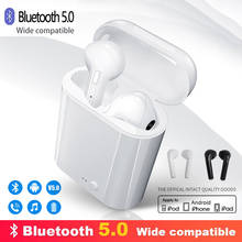 TWS i7s Bluetooth-наушники; Беспроводные наушники; Air-наушники; Спортивная Гарнитура для режима «свободные руки» с зарядным устройством для Apple, iPhone, Android 2024 - купить недорого