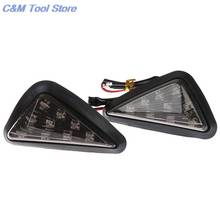 1 Pair Blinker riangle Moto Turn Signal Lamps Piranha Light Motorcycle Flasher 9 LED Turn Light Motorbike Indicators 2024 - buy cheap