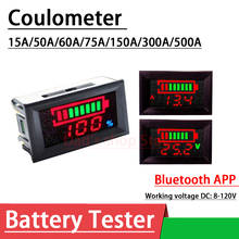 ​Bluetooth APP digital Coulometer Capacity Tester METER DC 8V-120V LiFePO4 Li-ion lead-acid lithium Battery 12V 24V 48V 60V 72V 2024 - buy cheap