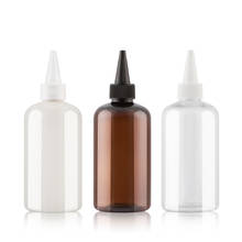 Botella de plástico transparente/marrón/blanco, tapa de plástico para botella, DIY, pintura, botellas vacías de mermelada, 250ml X 24 2024 - compra barato