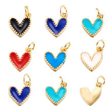 pandahall 10pcs Sweet Heart Pendant Enamel Star Moon Charms for DIY Jewelry Making Necklaces Bracelets Earrings Mixed Color 2024 - buy cheap