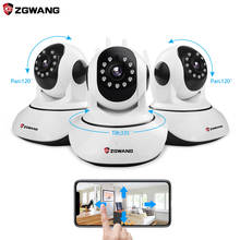 Zgwang-câmera de segurança cftv x6 sem fio, 720p, câmera de vigilância, wi-fi, áudio e visão noturna com infravermelho 2024 - compre barato