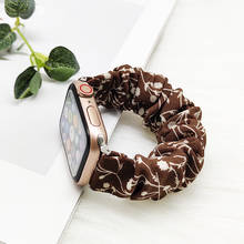 Ремешок для Iwatch 5 40 мм, эластичный браслет для Apple Watch Band 38 мм 44 мм 42 мм Series 6 4, женские аксессуары 2024 - купить недорого