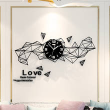 Fashion Constellation Geometric Decorative Large Wall Clock Modern Design Abstract Irregularity Nordic Style Clocks Living Room 2024 - buy cheap