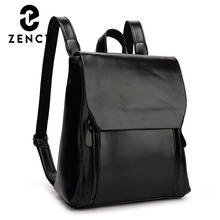 Zency-mochila de piel sintética suave para mujer, morral clásico a la moda, mochila de acampada al aire libre para adolescentes, bolso escolar de gran capacidad 2024 - compra barato