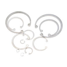 30PCS GB893 M3-M20 Stainless Steel Shaft C-type Elastic External Circlip Snap Retaining Ring For Hole Clamp Spring Lock Washer
