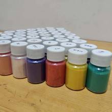 Polvo de Mica nacarado de 41 colores, resina epoxi, pigmento de perla, fabricación de joyas, 10g, 62KE 2024 - compra barato