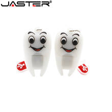 JASTER Gift Teeth Cute Model Cartoon 4GB 8GB 16GB 32GB 64GB 128GB USB Flash Drive Memory Stick Pendrive Dentist 2024 - buy cheap
