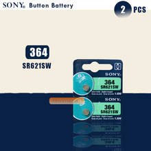 2pcs Sony 100% оригинал 364 SR621SW V364 SR60 SR621 AG1, часы, аккумулятор, кнопка, монета, сделано в Японии 2024 - купить недорого