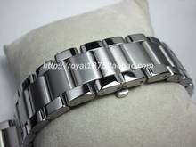 Stainless Steel Watchband 24mm Polished Matte Butterfly buckle Replacement Bracelet Watch Band Strap high quality Wristband 2024 - buy cheap