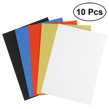 10pcs/pack Cardstock Sparkling Bling Bling A4 Sheets Shiny Glitter Paper Cardstock for Card Making Scrapbook Craftwork 2024 - buy cheap