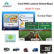 Подходит для системы Android Автомобильный gps навигатор 16 Гб Micro SD карта Европы для Франции, Италии, Великобритании, Польши, Ru, Испании, США, Австралии, CA 2024 - купить недорого