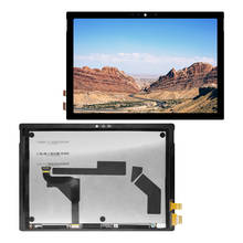 Tela lcd, touch screen, para microsoft surface pro 7/100%, montagem, vidro, testado, 1866 2024 - compre barato