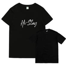 Camiseta de manga corta Unisex, camisa con estampado de Kpop Stray Kids, concierto Hi-stay mismo, cuello redondo, estilo veraniego, nueva moda 2024 - compra barato
