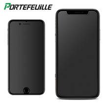 Protector de pantalla mate para iPhone, película protectora de vidrio templado para iPhone 11 Pro Max, X, XS, XR, 8 Plus, 7, 7 2024 - compra barato