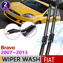 Car Wiper Blades for Fiat Bravo 2007~2013 Front Window Windshield Windscreen Car Accessories 2008 2009 2010 2011 2012 2024 - buy cheap