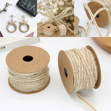 10M/Roll Vintage Rustic Jute Burlap Rolls Hessian Ribbon DIY Craft Lace Party Wedding Christmas Gift Packaging 2024 - buy cheap