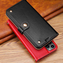 Luxury For Iphone 11 Pro Max Genuine Leather & Tpu Wallet Case For Iphone Xs Max Xr X Full Protection Flip Cover Accessories 2024 - buy cheap