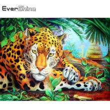 Evershine Diamond Painting Leopard Rhinestone Art 5D DIY Diamond Embroidery Sale Animal Home Decor Gift 2024 - buy cheap