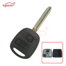 Denso( not Valeo) Kigoauto 50171 Remote key 2 button TOY43 blade for Toyota Land Cruiser FJ Cruiser prado+434mhz+4D67 1998-2011 2024 - buy cheap