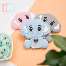 1pc Baby Teether Silicone Elephant Bead Food Grade Silicone Pendant Tiny Rod Rodent Nursing Bracelet Pacifier Chain Baby Product 2024 - buy cheap