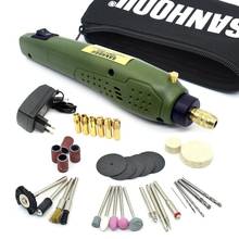16000rpm Rotary Tool Set Electric Mini Drill Engraver Kit with Accessories Power Tools for Craft Projects Sculpture Engrave 2024 - buy cheap