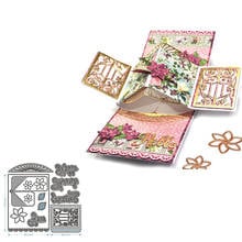 Cartão de saudação que faz o corte de metal dados para diy scrapbooking álbum de fotos decorativo gravando cartão de papel artesanato morrer corte 2021 2024 - compre barato