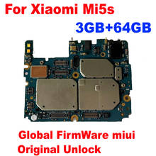 Placa base Original para Xiaomi Mi5S Mi 5S M5S 5 S, tarjeta de placa base, chipsets, cable flexible, FirmWare Global 2024 - compra barato