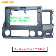 Car 2Din Audio Facia Panel Frame Fitting Adaptor For 10.1 Inch For Honda Civic (RHD) 2007-2011 Radio DVD Dash Trim Kits 2024 - buy cheap