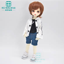 BJD doll clothes fits 27-30cm 1/6 MYOU fashion Shirt jacket, denim shorts, hat 2024 - compre barato