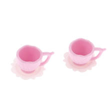 30 peças conjunto de copo e chaleira de plástico para chá, conjunto miniatura de casa de bonecas 1:12 2024 - compre barato