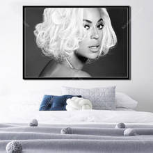G658 arte decoração beyonce super música cantor estrela pop parede arte da lona pintura de seda poster decoração para casa 2024 - compre barato