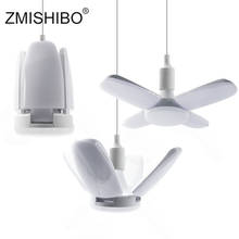 ZMISHIBO 60W E27 B22 LED Bulb Foldable Fan Blade Angle Adjustable 110V-220V Super Bright Lamp Home Energy Saving Lights CE RoHS 2024 - buy cheap