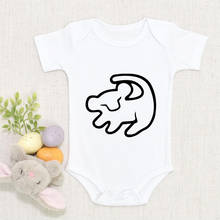 Toddler Romper Disney The Lion King Summer Funny Design Simba Top Casual Infant Jumpsuit Harajuku Newborn Clothes 2024 - buy cheap