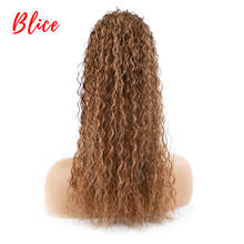 Blice Drawstring Ponytail Afro Kinky Curly Hairpiece With Two Plastic Combs Light Brown Synthetic Hair Extensions 18 Inch 2024 - buy cheap