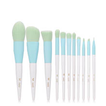 MSQ 11pcs Makeup Brushes Set Pro Powder Foundation Eyeshadow Make Up Brushes Kit pincel maquiagem Make Up Tool With Cloth Pouch 2024 - buy cheap