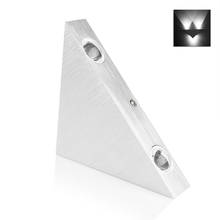 Modern Led Wall Lamp 3W Aluminum Body Triangle Wall Light For Bedroom Home Lighting Luminaire Bathroom Light Fixture Wall Sconce 2024 - buy cheap