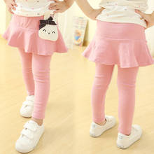 Girls Pantskirt Legging Kids Autumn Spring Cotton Clothes Trousers Children Pants for Baby Girl Leggings 90~130 rabbit wave 2024 - buy cheap