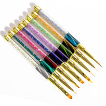 Rban nail-caneta de manicure com strass, 1 peça de gel uv, arte em unhas, pintura, gradiente, olhos de gato 2024 - compre barato